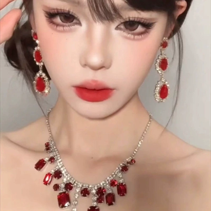 Высокий смысл рубиновые короны головные уборы свадебные обручи для волос