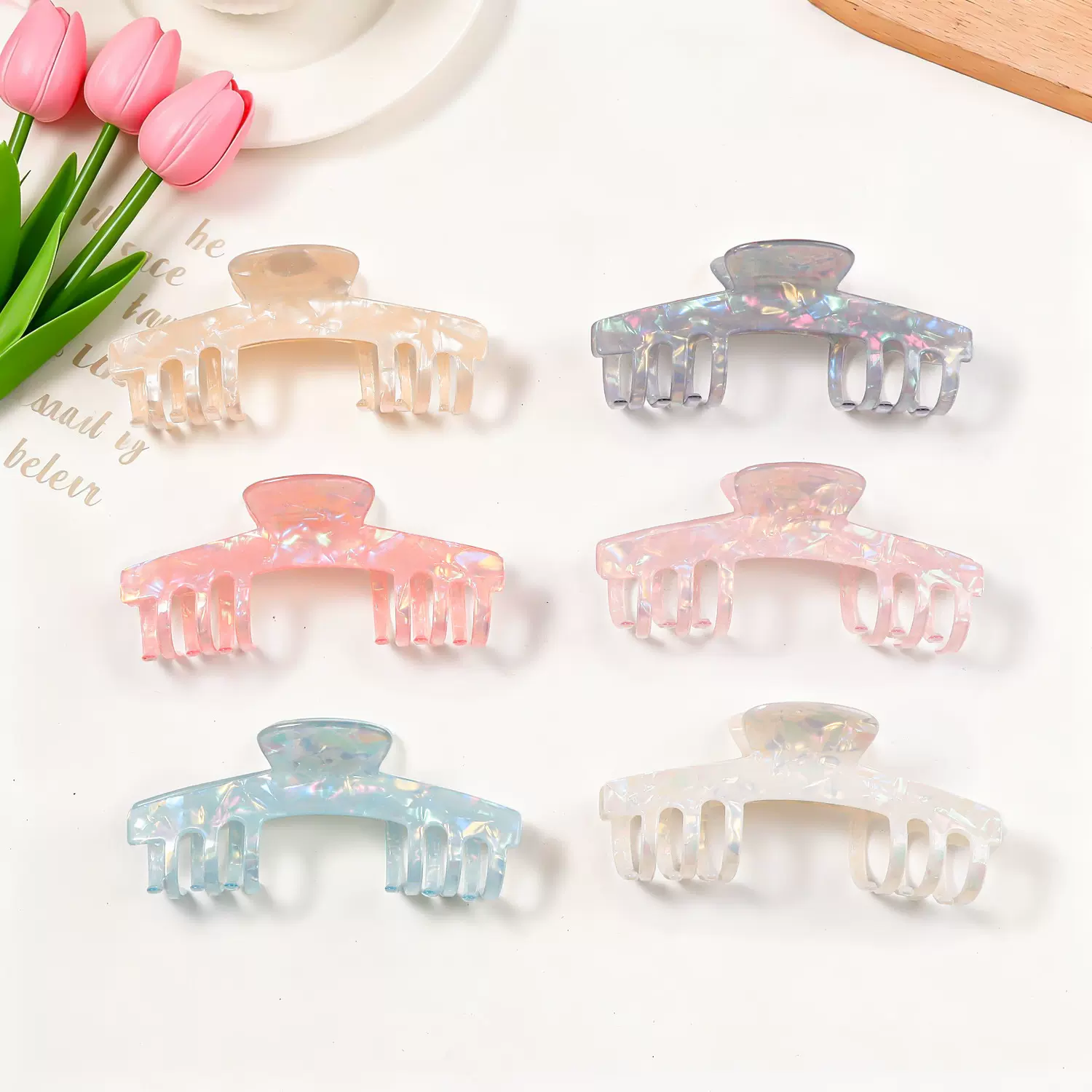 初夏超仙蝴蝶抓夹法式气质发抓后脑勺盘发夹子发夹发饰头饰女