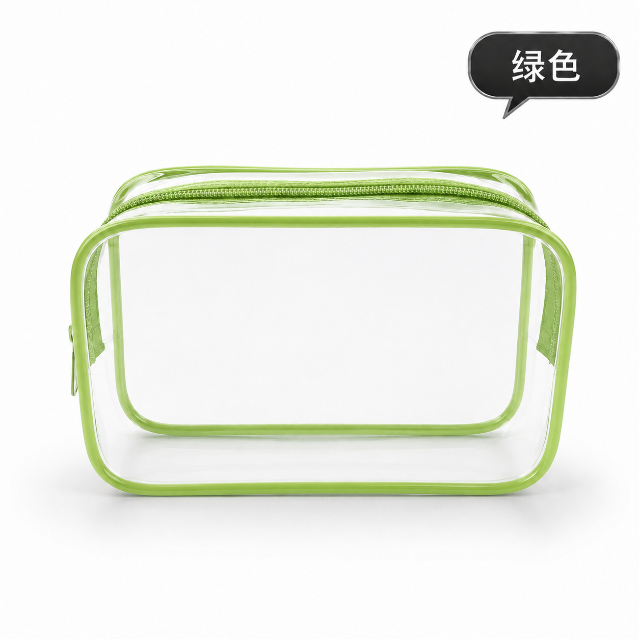 Bolsa de lavado portátil a prueba de agua, bolsa de cremallera a prueba de agua, bolsa de lavado visual de PVC, bolsa de maquillaje de viaje de tamaño medio, almacenamiento image 28