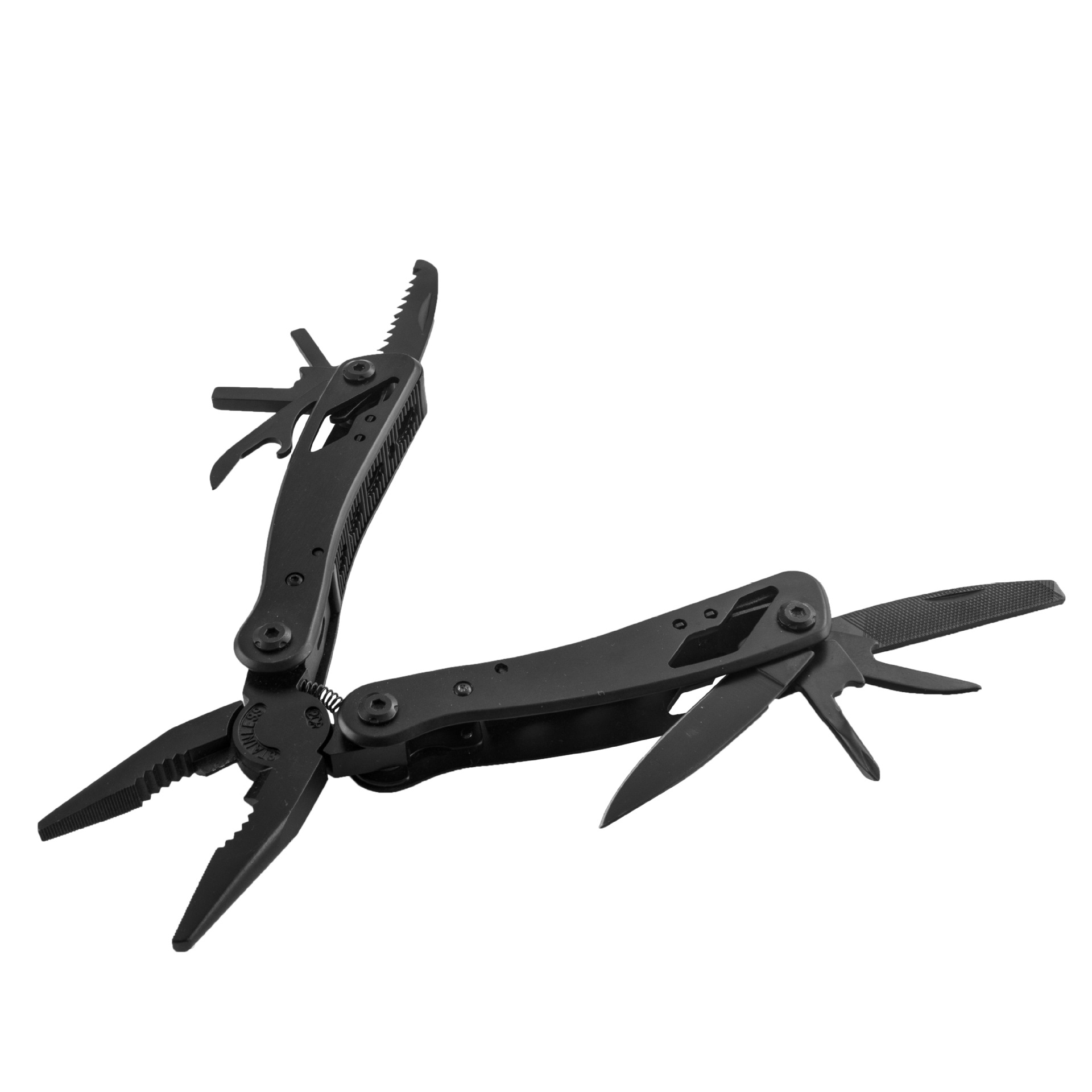 供应发黑多功能钳子 户外野营多用途工具钳 便携可折叠钳子礼品钳