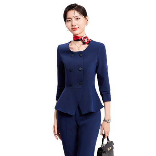 Women's Long Sleeve Professional Suit Set Western Dress Pants 2024 New Women's Business Suit Workwear Set Wholesale 2066