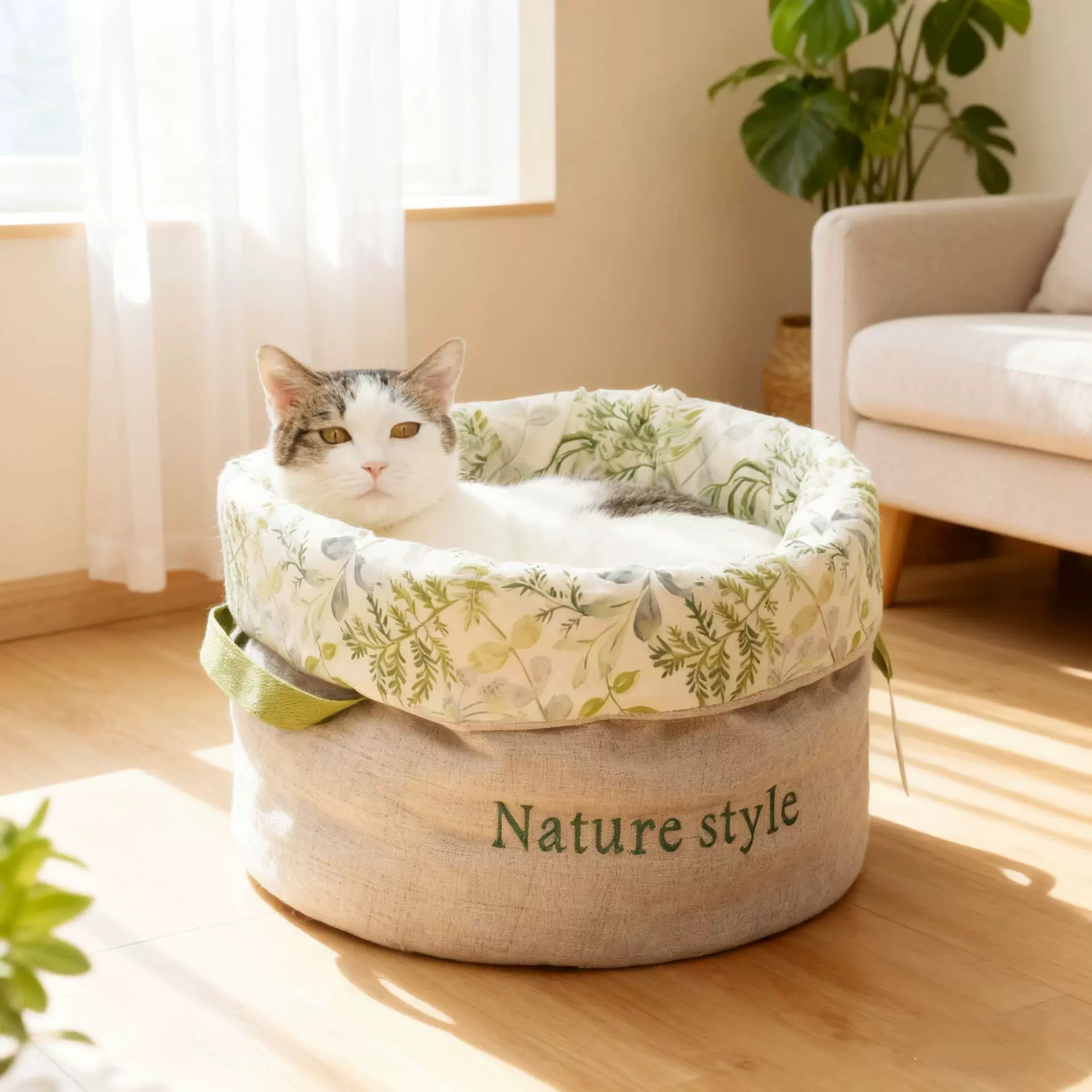 猫窝冬季保暖狗窝四季通用半封闭式猫床信桶宠物窝猫咪用品批发