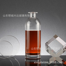 果酒瓶晶白高端玻璃酒瓶500ml白酒瓶通明自酿果酒瓶饮料瓶洋酒瓶