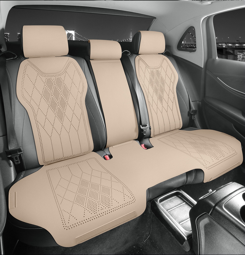 Car Seat Cushion, Universal for All Seasons, Suede Car Seat Cushion, New Small Waist Saddle Cushion, Summer Thin Seat Cover