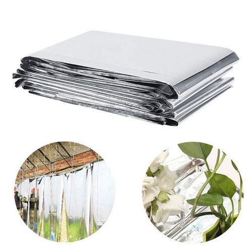 Outdoor camping first aid thermal blanket 130*210 double-sided silver survival blanket sun protection blanket emergency blanket