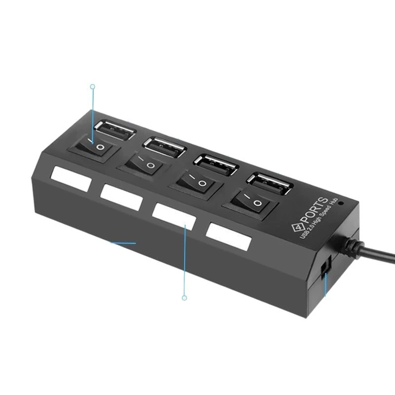 USB полупер многоразъёмный коммутатор HUB, хаб, мышь, клавиатура, флэш-диск, считыватель принтера, высокоскоростной удлинитель