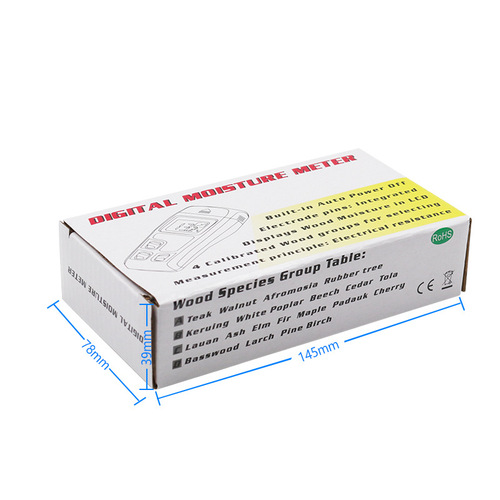 Wood moisture tester moisture content meter wooden floor carton moisture measurement hygrometer moisture meter