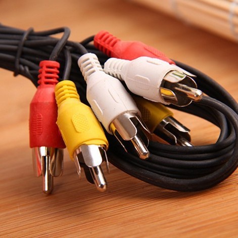 6头AV线 三对三电视机顶盒 1.5米AV线 3R对3R线