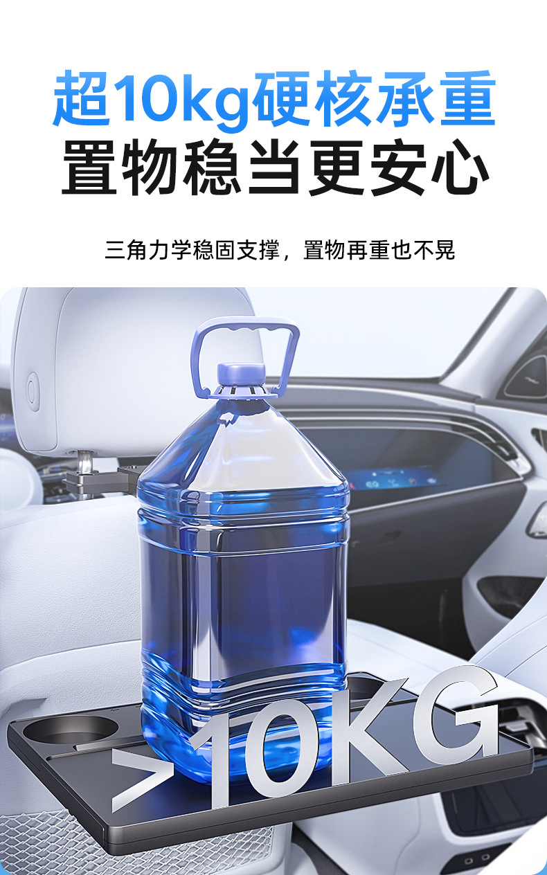 Newly Upgraded All-In-One Car Table Board, Foldable Car Table, Car Dining Table, Floating Dining Table, Computer Stand