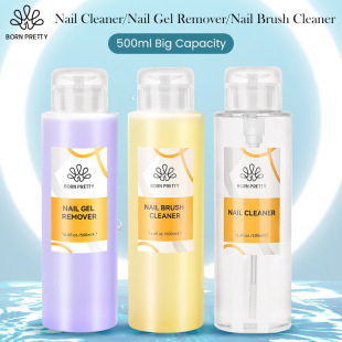 Nail art cleaning water nail polish remover nail polish gel large bottle tool artifact nail bag nail shop special pen wash water