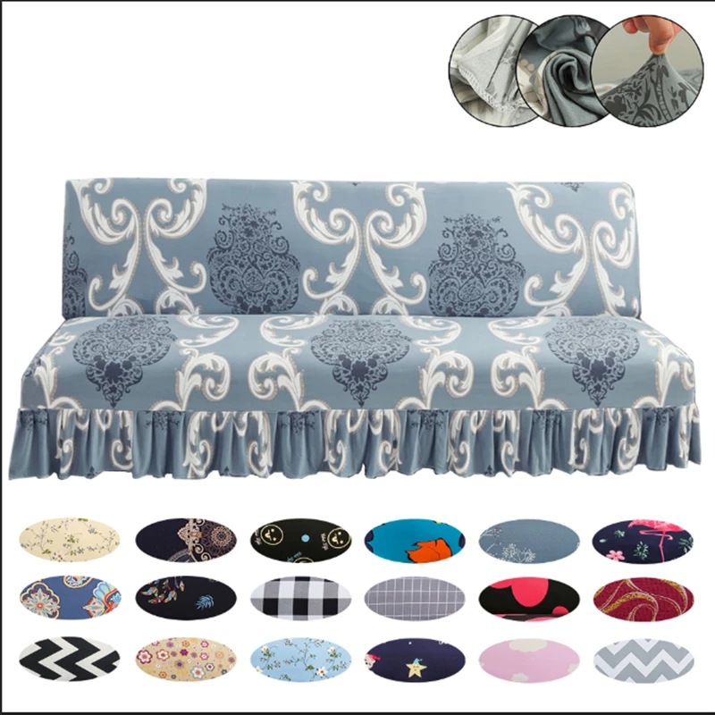 Cross-border Armrest-free Sofa Bed Cover Full-wrapped Elastic Foldable Sofa Bed Cover Full-cover Sofa Towel Dust Cover