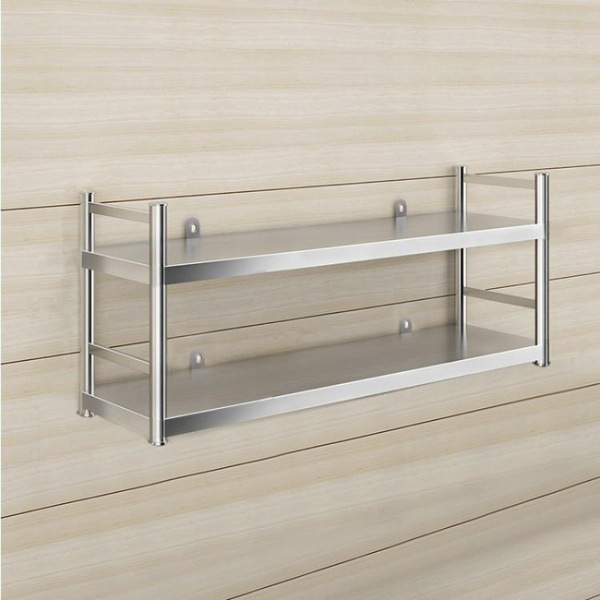 Kitchen wall-mounted storage rack with fence stainless steel…