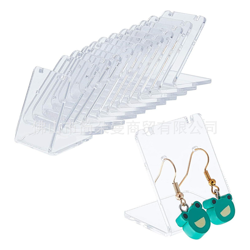 透明亚克力耳环展示板项链耳钉耳坠饰品展示架耳钉收纳架耳钉支架