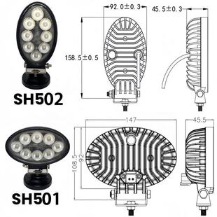 ����5Ӣ��32W IP68 ��ˮLED������׹�E�A�ο�܇��������܇����