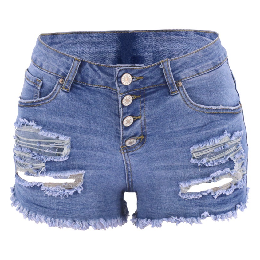 Nuevos Shorts de Mezclilla Desgastados para Mujer, Corte Ajustado, Primavera/Verano 2025, Disponibles en Amazon Europeo y Americano