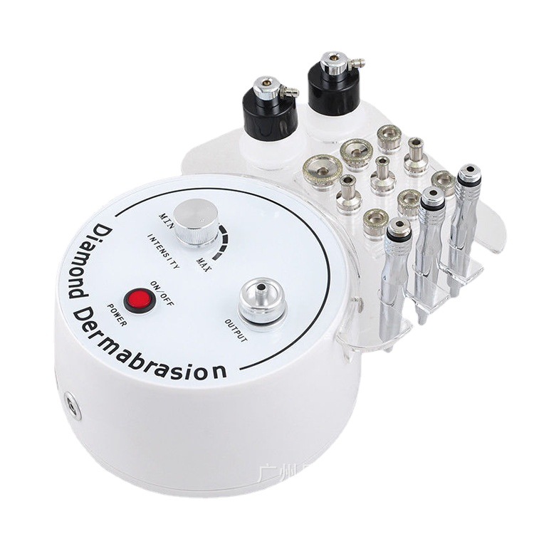 Promoción 3-en-1 diamante micro-tallado de la piel de molienda instrumento limpiador facial microcristal exfoliante Exfoliante Piel de molienda instrumento de belleza