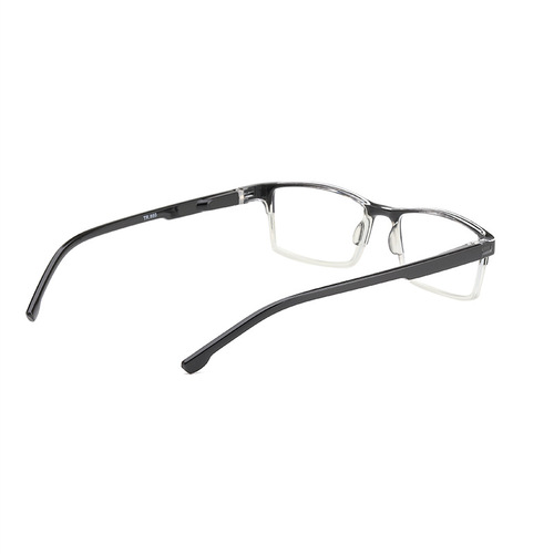 Spring Leg Reading Glasses for Men, Fashion Resin, Youthful Blue Light Blocking, High Definition, Stylish, Elderly Business Rectangle Reading Glasses