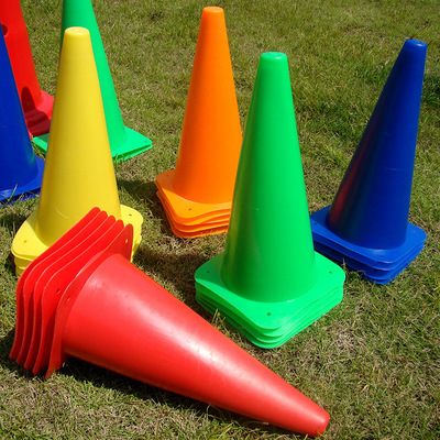 32CM football train sign Obstacle Obstacle cone Training marker barrel Ice cream cones Training Cone