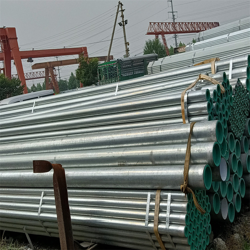 现货镀锌管 消防管道供水管dn25-dn300大棚管热镀锌圆管