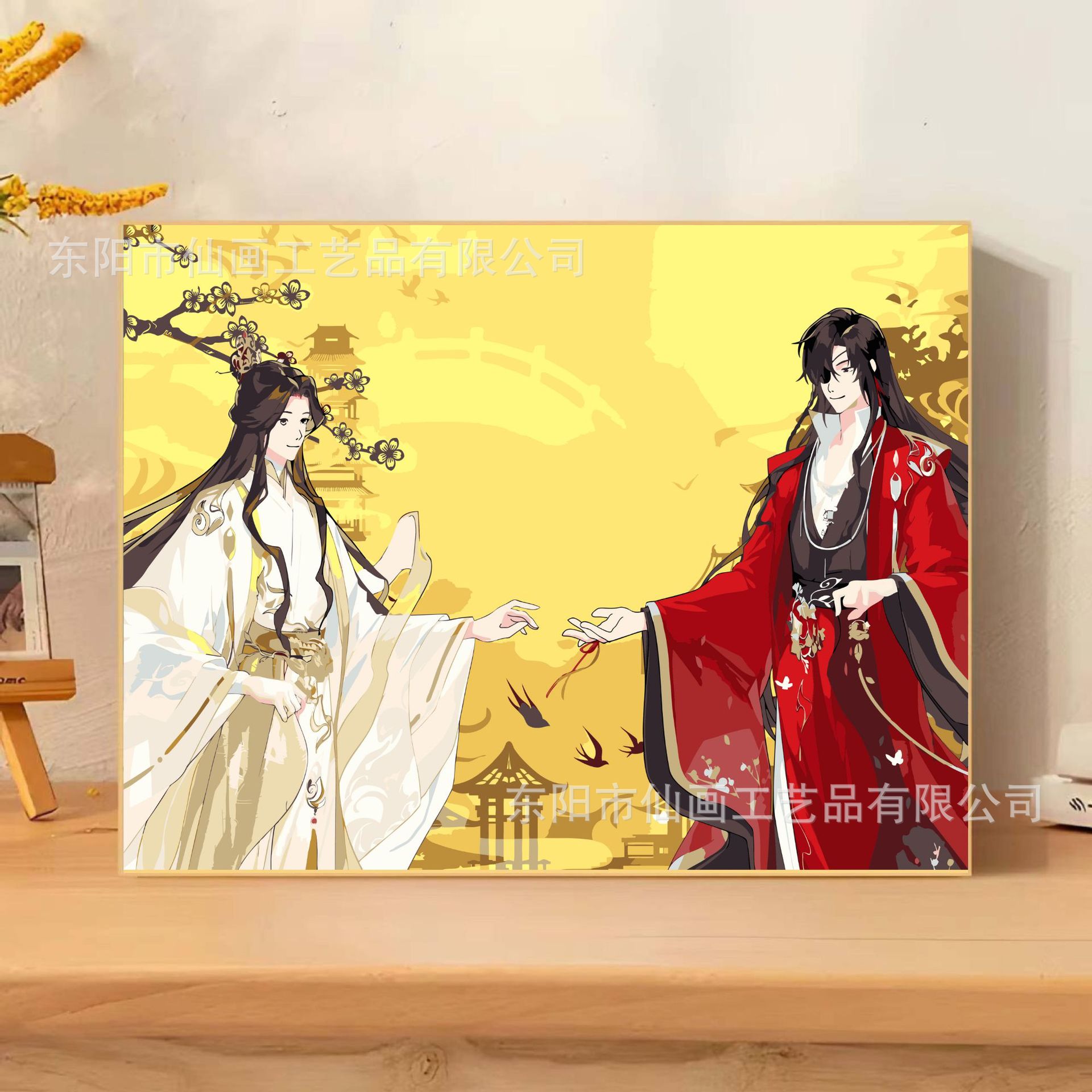 Pintura digital a óleo DIY lápiz pequeño nuevo dibujo animado pintura decorativa colorida a mano mercado nocturno puesto de comercio electrónico mayorista