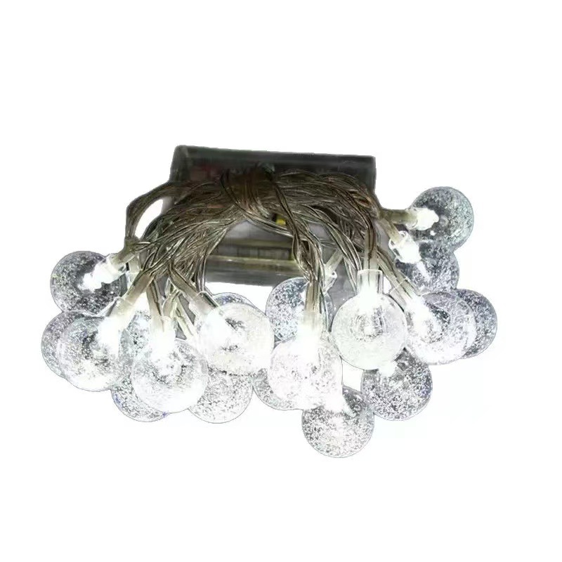 Transfronterizos LED cadena de luz ambiente de patio luz de Navidad lámpara de decoración al aire libre lámpara solar impermeable colgar árbol lámpara de color