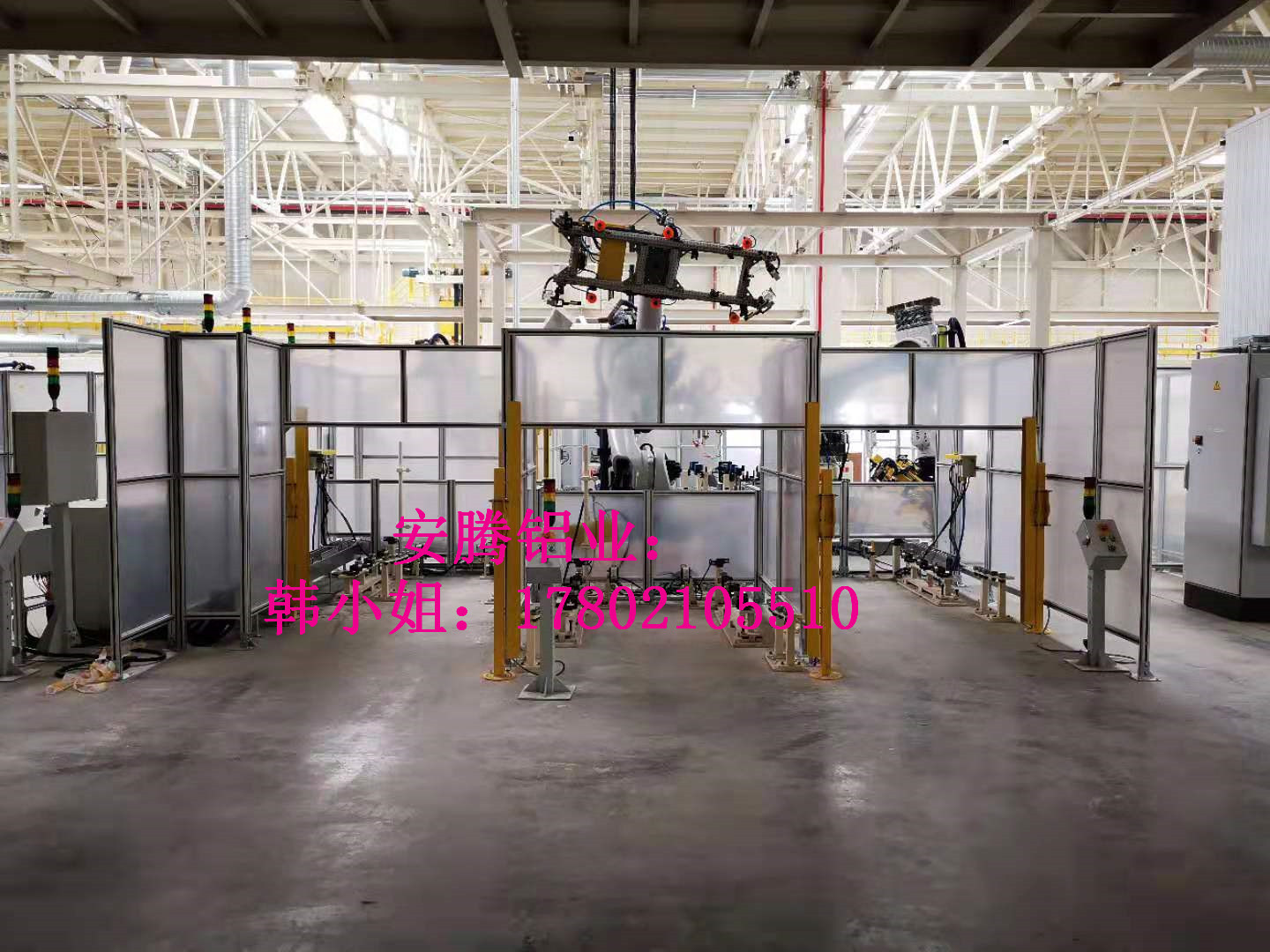 透明玻璃安全围栏/透明耐力板安全栏