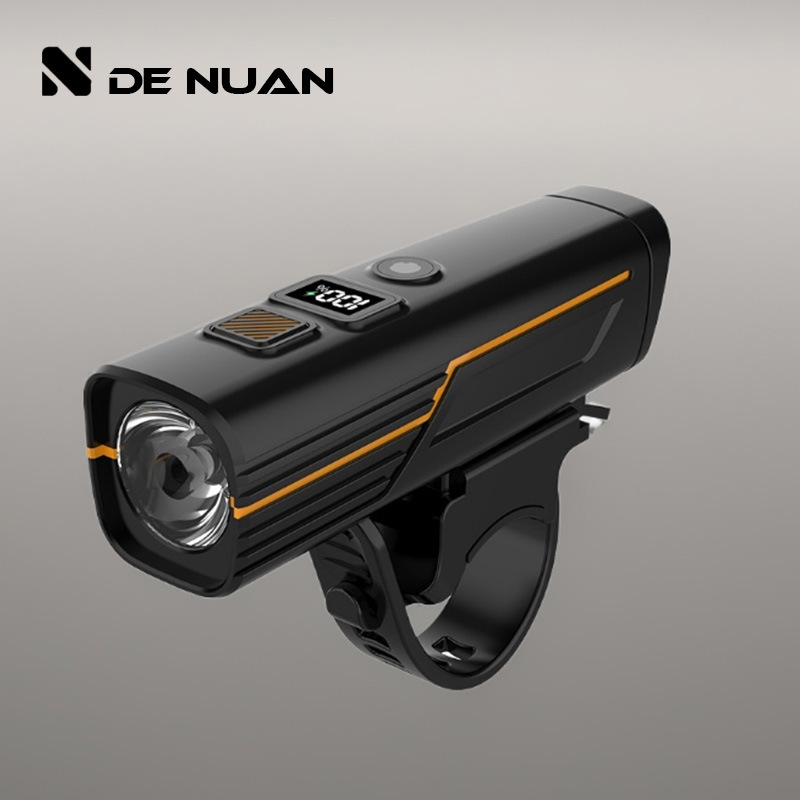 LCD digital display bicycle light road bike mountain bike outdoor riding bright riding lighting light sense riding light