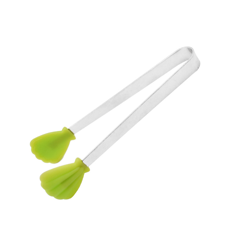 Creative silicone food tongs stainless steel