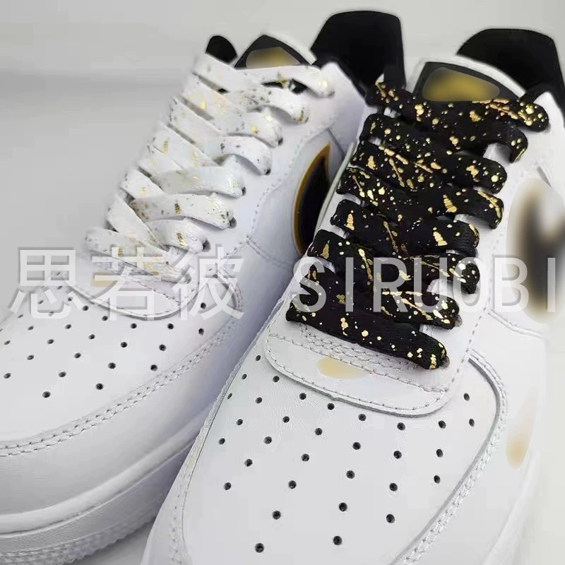 Кроссовки Nike Air Force 1, шнурки, белые кеды