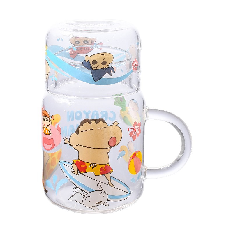 Hervidor de agua fría, hervidor de agua fría, alta capacidad de verano, vasos de vidrio a prueba de explosiones y resistentes a altas temperaturas para una persona, conjunto de tazas de bebida