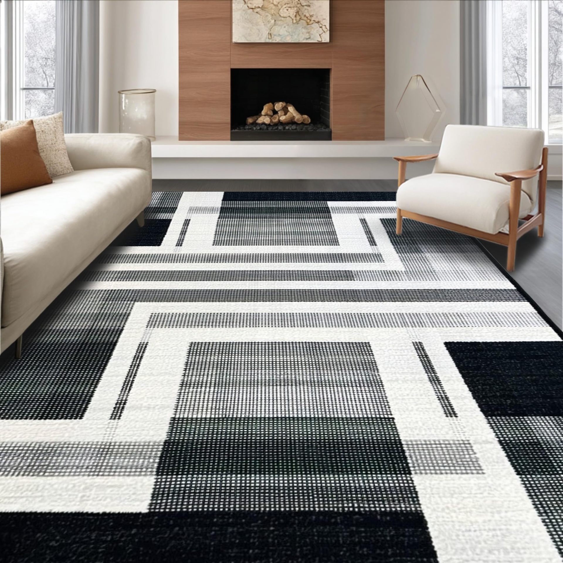 Modern carpet for living room for bed