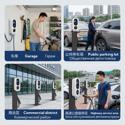 Vehicle Charging Station with Card – Elektrikli avtomobil şarj cihazları