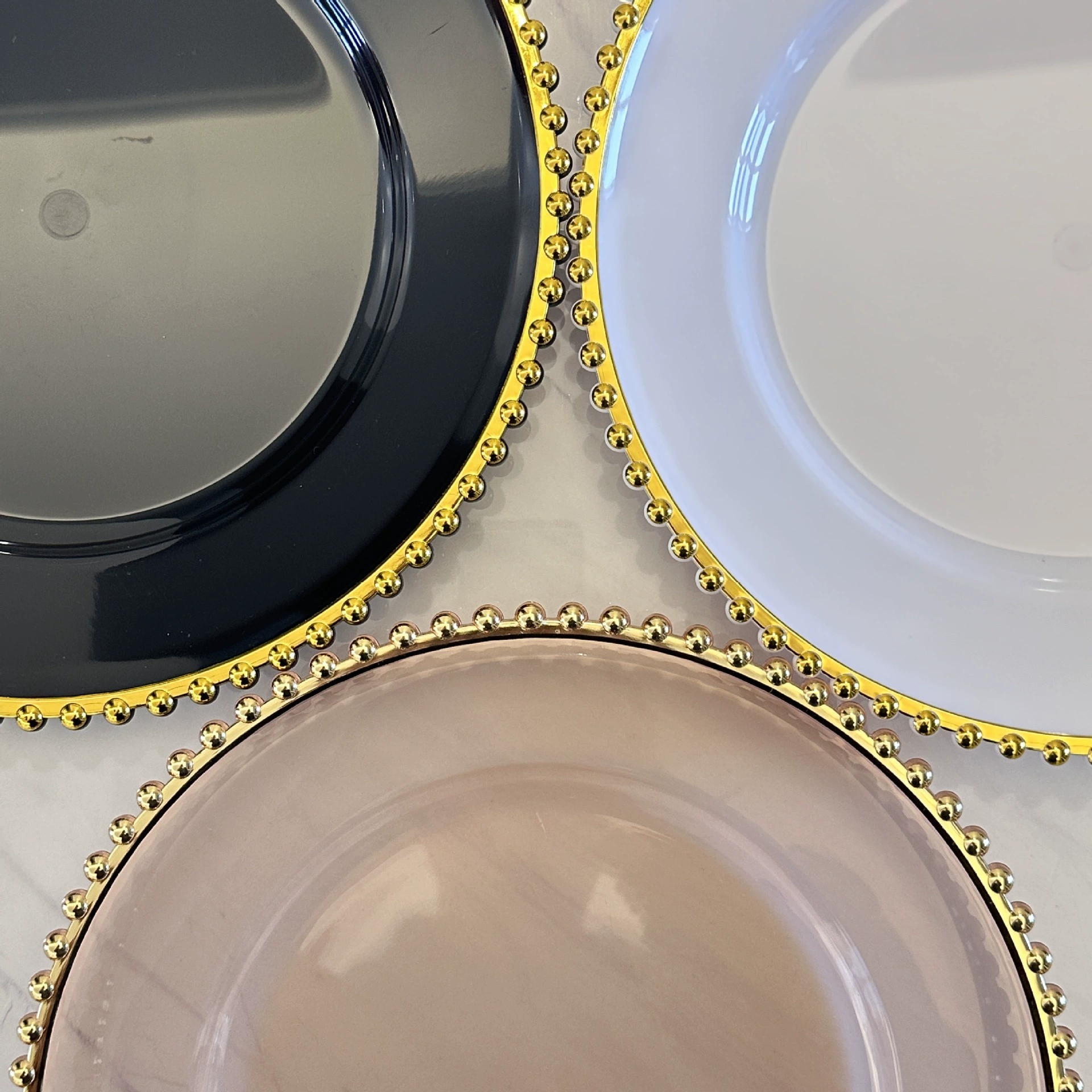 Foreign Trade Pearl Plate Charger Plate