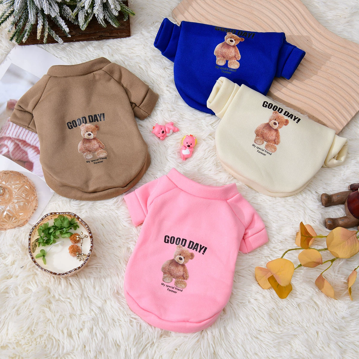 2022 Весна Осень Зима Новая одежда для собак милый питомец щенок кошка свитер Тедди Бомеи одежда для домашних животных