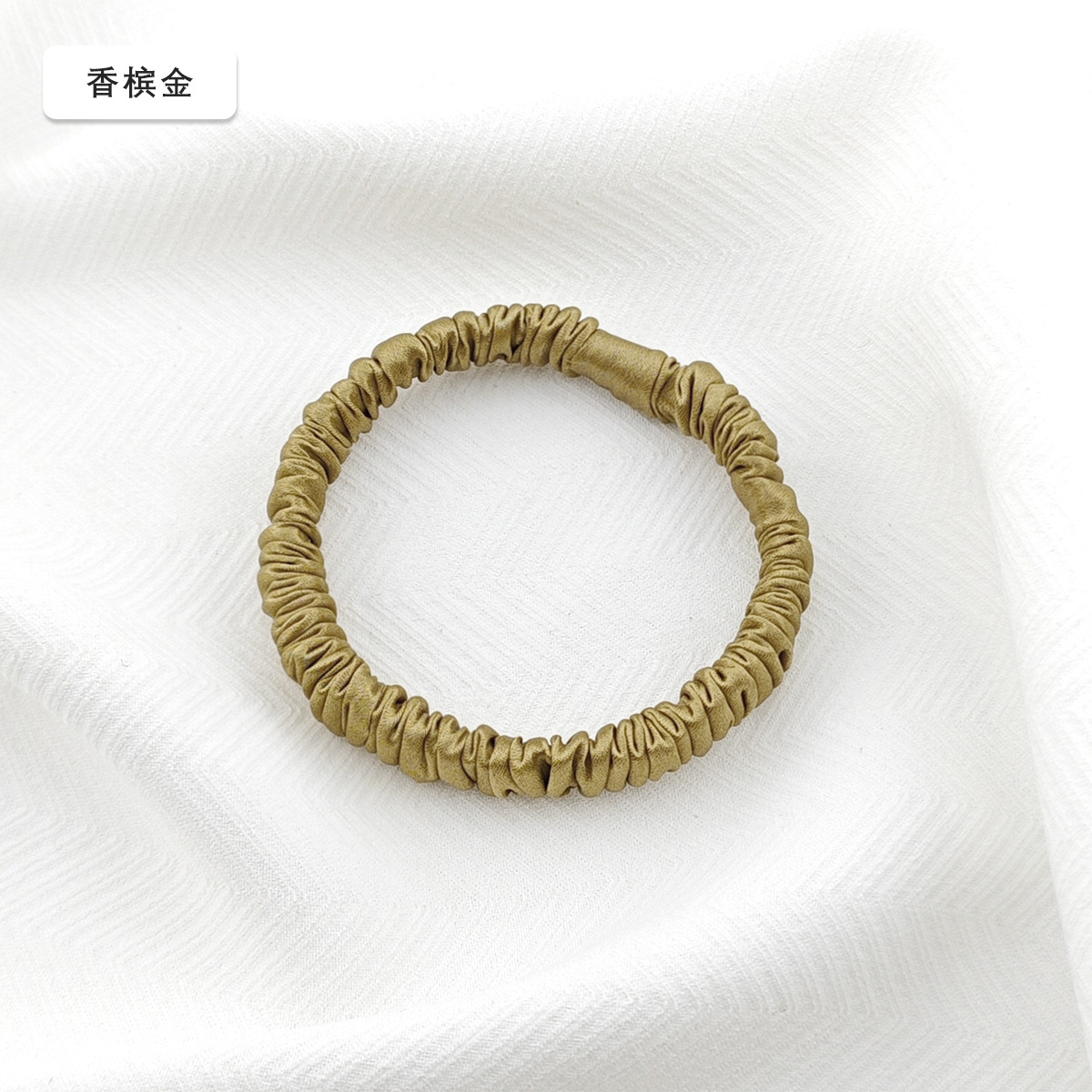 19 mm mm 1 cm anillo de cabello de seda 100% anillo de cabello de seda pequeño tocado de cabello de cuerda de seda de alta calidad anillo de cabello de intestino delgado
