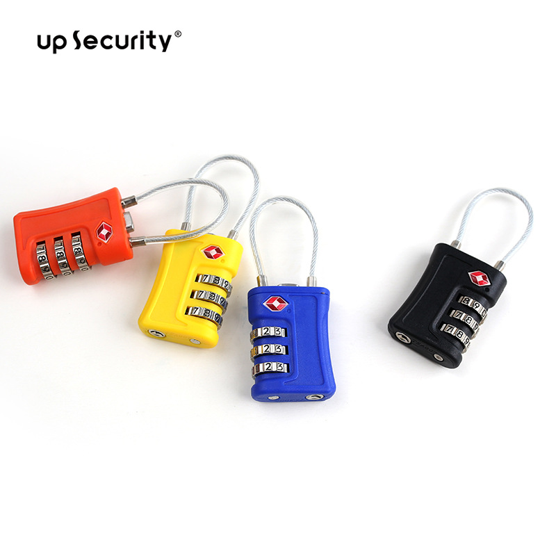 出国旅行TSA海关锁健身房行李箱海关锁密码锁挂锁密码锁