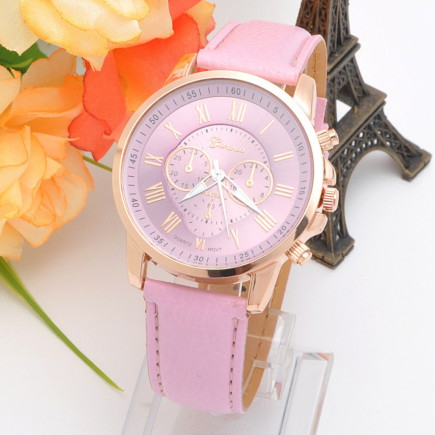 Simple Style Solid Color Buckle Electronic Women's Watches display picture 2