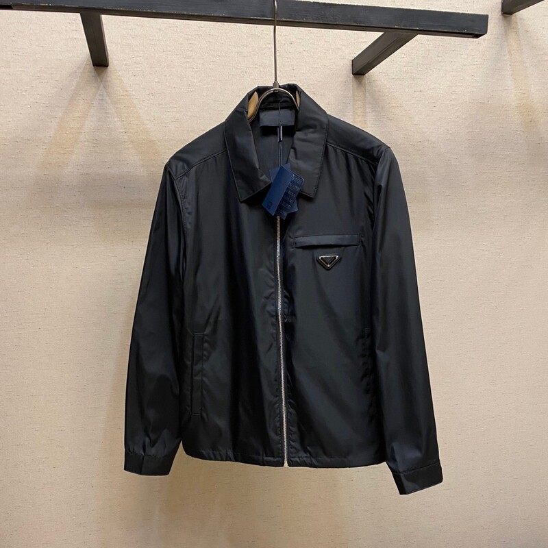 In-Stock Authentic Version 25 Donkey Mlb Autumn/Winter Pra Prada Blcg Patchwork Jacket for Men and Women
