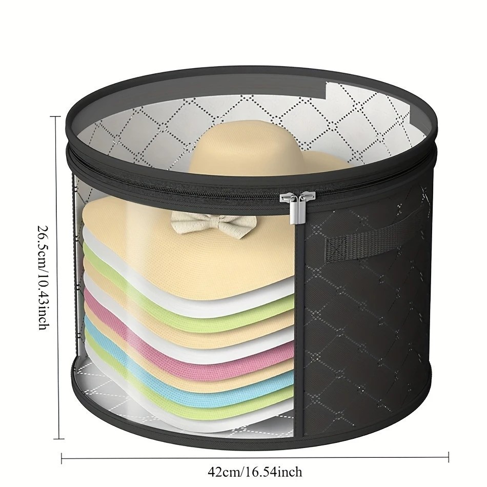 드럼 모자 가방 블랙
