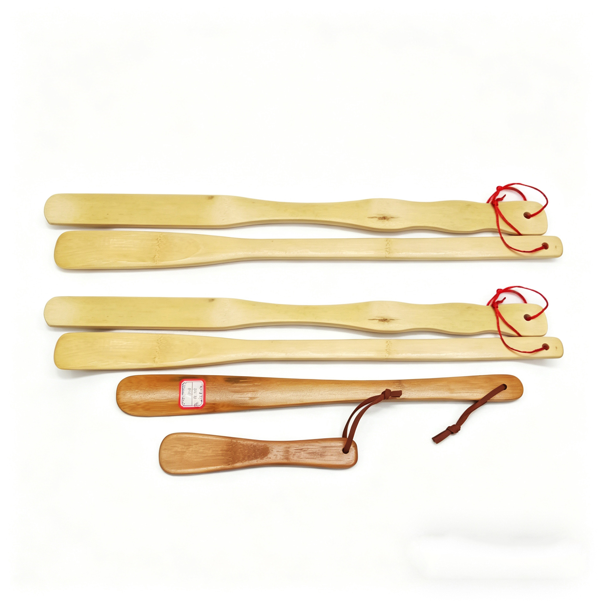 Bamboo shoehorn with extended handle wholesale Bamboo shoe lifter…