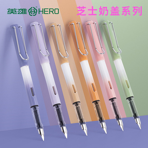 HERO hero pen 1359 special calligraphy pen for third grade students, extra fine posture pen, ink bag pen, stationery wholesale