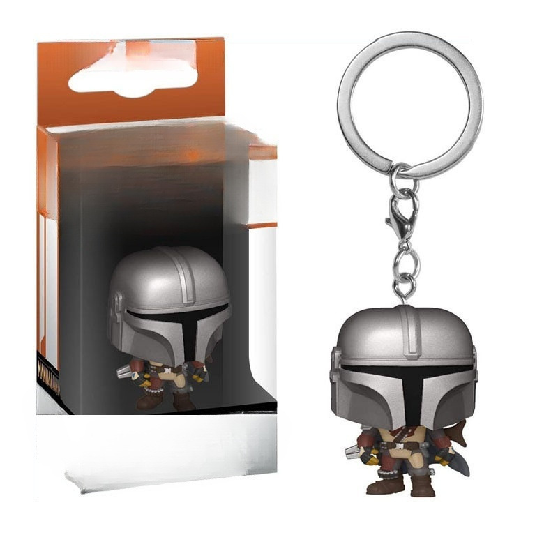 Star Wars Perimeter Mandalorian Boba Keychain Stormtrooper Vader Hecho a mano Keychain Colgar