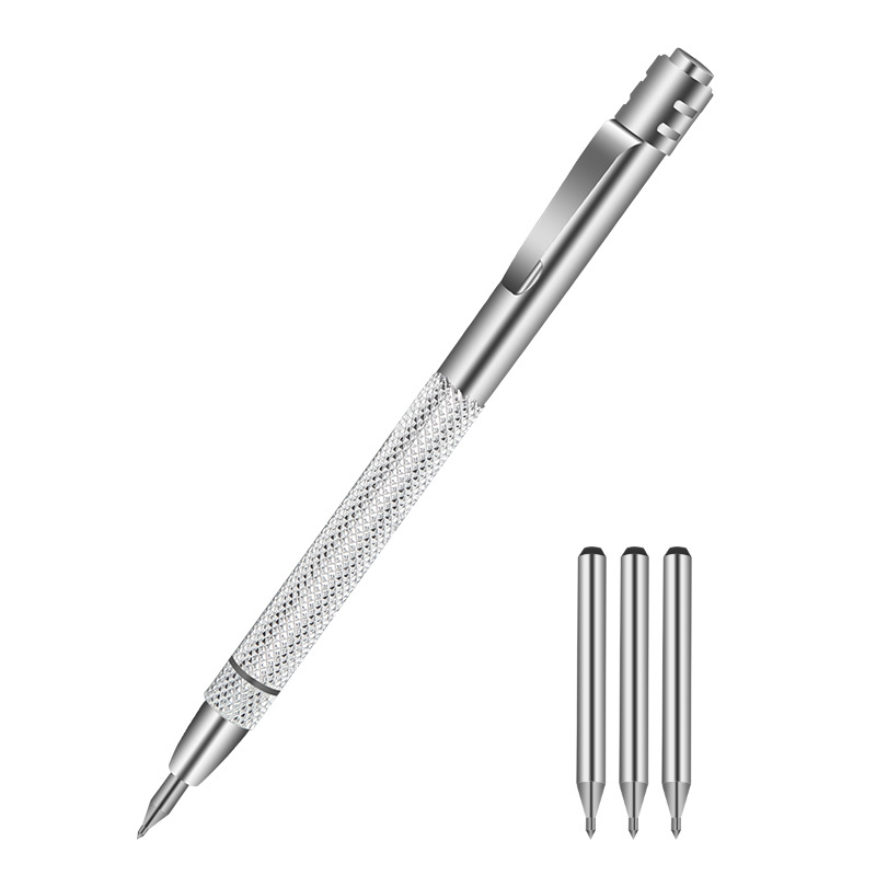 강한 자기 스크라이빙 펜으로 다이아몬드 조각 펜 세라믹 타일 바늘 교체 가능한 합금 텅스텐 강철 마커 유리 스크라이빙 나이프