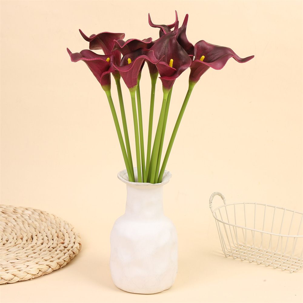 Ramo de lirios calla artificiales para decoración de hogar y boda_voghion.com