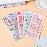 卡通3D立体水晶贴纸浮雕实心贴纸儿童创意手账立体文具装饰贴纸