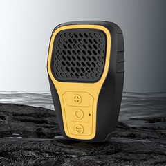 アマゾンの爆発的なウェアラブルスピーカーbluetoothスピーカー防水IPX56アウトドアスポーツのネクタイ通話音響