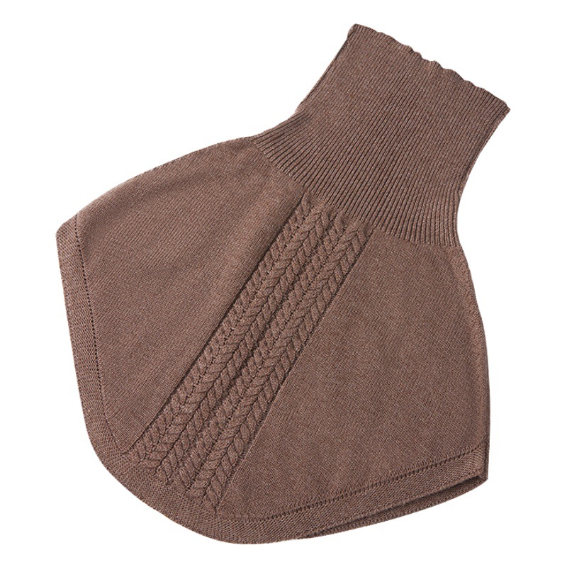Wool autumn and winter turtleneck scarf pullover shawl warm waistcoat shoulder protection cervical spine cold-proof sleeping fake collar scarf