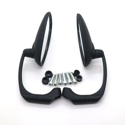 Calf rearview mirror mqil MQis mqi2s qiaoge retro reflector ns125la motorcycle rearview mirror (Motorcycle rearview mirror) - 1075-rear-view-mirror-black