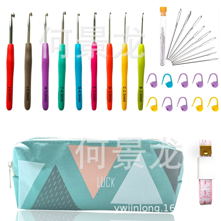 Amazon вязаный крючком костюм вязаный свитер шерстяной вязаный крючком костюм аксессуары для инструментов для ручного вязания