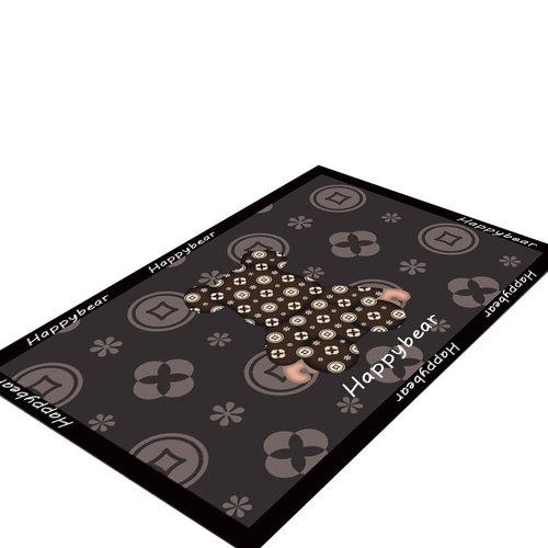 Bathroom door absorbent floor mat bathroom anti-slip door mat bedroom mat cartoon anti-slip mat carpet mat home